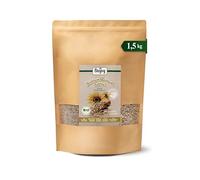 Biojoy Semi di girasole BIO, sgusciati, crudi e non salati, 1,5 kg | Dalla Bulgaria, naturali, interi, ideali per il pane, da sgranocchiare o piantare, Helianthus annuus L.