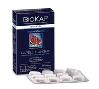 BIOKAP Anticaduta Miglio Uomo Forte, Integratore Alimentare per Capelli e Unghie