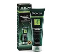 BIOKAP Crema Disciplinante Anticrespo con Mais, Proteine Idrolizzate del Riso e Fermentato di Riso Bio, per Capelli Crespi Ricci Mossi o Lisci, 125ml