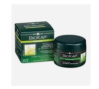 BIOKAP Maschera Nutriente Riparatrice, Maschera Capelli Secchi e Sfibrati, con FitoKeratina da Riso, Olio di Mandorle Dolci Bio e Ceramidi Vegetali, 200 ml