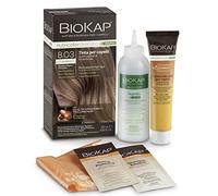 BIOKAP Nutricolor Delicato Rapid, Tinta capelli senza ammoniaca che rende i capelli morbidi, Colorazione capelli con 10 minuti di posa, 135 ml (8.03 Biondo Chiaro Naturale)