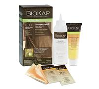 BIOKAP Nutricolor Delicato, Tinta capelli 8.03 Biondo Chiaro Naturale, Tinta capelli senza ammoniaca che rende i capelli morbidi e lucenti, Colorazione capelli con colori naturali, 140 ml