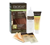 BIOKAP Nutricolor Delicato, Tinta capelli senza ammoniaca che rende i capelli morbidi e lucenti, Colorazione capelli con colori naturali, 140 ml (8.64 Rosso Tiziano)