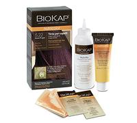 BIOKAP Nutricolor, Tinta capelli 5.22 Rosso Prugna, Tinta capelli senza ammoniaca che rende i capelli morbidi e lucenti, Colorazione capelli con colori naturali, 140 ml