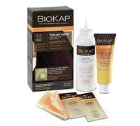 BIOKAP Nutricolor, Tinta capelli Senza Ammoniaca, Colorazione Capelli, Nutre, Colora e Ripara, 4.5 Castano Mogano, 140ml