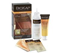 BIOKAP Nutricolor, Tinta capelli Senza Ammoniaca, Colorazione Capelli, Nutre, Colora e Ripara, 7.4 Biondo Ramato, 140ml