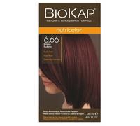 Bios Line Biokap Nutricolor - Tinta Per Capelli Colore 6.66 Rosso Rubino, 140ml