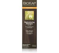 BIOKAP Shampoo per capelli colorati, 200 ml, con olio di argan biologico, corteccia di salice, oli essenziali di eucalipto, estratto di rosmarino, vegano, senza siliconi, senza parabeni, senza