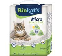 BIOKATS Biokat's Lettiera Agglomerante Micro Bianco Fresh 6L