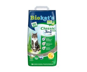 BIOKAT'S Classic 3w1 Fresh 18 l in bentonite al profumo di erba fresca