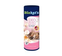 Biokat's Deo Pearls Baby Powder 700gr. - C01721 Con Deo Pearls Baby Powder, potete rinfrescare la cassetta del gatto tutte le volte che lo desiderate. Baby Powder è un profumo che incanta con la sua sensuale fragranza di essenze esotiche a base di vaniglia.