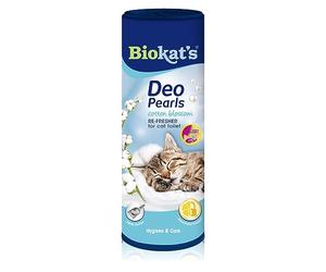 Biokat's Deo Pearls Cotton Blossom - Complemento lettiera con profumo per agglomerati freschi e solidi nella toilette del gatto - 1 tubi (1 x 700 g)