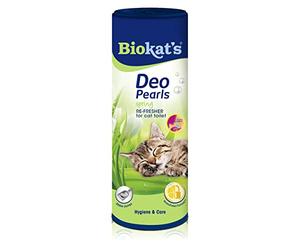 Biokat's Deo Pearls Spring - Complemento lettiera con profumo per agglomerati freschi e solidi nella toilette del gatto - 1 tubi (1 x 700 g)