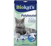 Biokat's Sacchetti in plastica XXL, Sacchetti igienici da disporre nella toilette del gatto per una sostituzione semplice della lettiera, 1 Confezione, 1 x 12 sacchetti