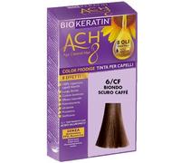 Biokeratin ACH8 Color Prodige - Tinta per Capelli Biondo Scuro Caffè 6CF, 1 Kit