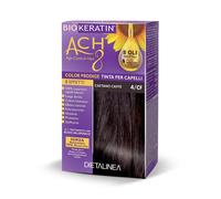 Biokeratin ACH8 Color Prodige - Tinta per Capelli Castano Caffè 4CF, 1Kit