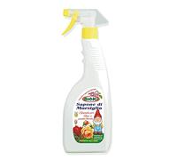 Bioki Sapone Marsiglia formulazione specifica per Rose e Piante Fiorite, Flacone Trigger da 550 gr