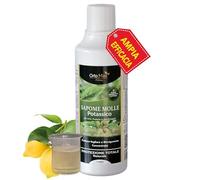 Bioki Sapone Molle Potassico, Contro Afidi, Cocciniglia, Effetto Corroborante Naturale e Lava Melata e Fumaggine, flacone da 1 Litro