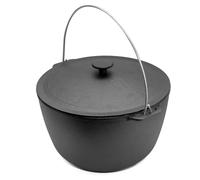 Biol 0706 - Pentola in ghisa Kazan con coperchio (turistico), 6 l, Ø 26 cm