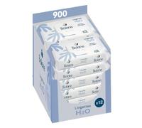 BIOLANE - Salviette per neonati con acqua - 900 salviettine - Set di 12 x 75 - Pulizia delicata ed efficace - Fin dalla nascita - Qualità francese