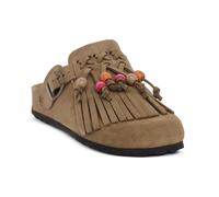 BIOLINE 1980 ARACHIDE NABUCK ciabatte Donna 40