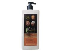 Biolis Nature Shampoo Riparatore e Fortificante per Capelli Lisci con Burro di Karitè Bio, 750 ml
