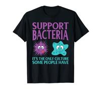 Biologia Biologist Support Bacteria Divertente T-Shirt Maglietta