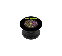 Biologia cellulare dei mitocondri macabri PopSockets PopGrip Adesivo