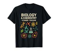 Biologia Chimica Studente Insegnante Scienza Molecole Dna Atomo Maglietta