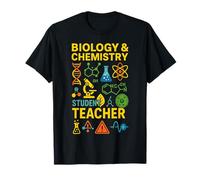 Biologia Chimica Studente Insegnante Scienza Molecole Dna Atomo Maglietta