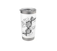 Biologia della scienza del DNA Bicchiere termico in acciaio inox doppia parete