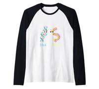 Biologia Divertente Orgoglioso Biologo Microbiologia Dna RNA Maglia con Maniche Raglan