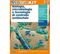 BIOLOGIA, MICROBIOLOGIA E TECNOLOGIE DI CONTROLLO AMBIENTALE - VOL. U (LD) (9788808702326) - Libro Scolastico + Kit Scuola con Copertine Rebillo