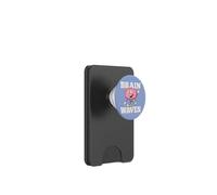 Biologia Onde Cervello Divertente Gioco di parole Evoluzione Umana Teoria Scienza PopSockets PopWallet per MagSafe
