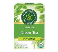 Biologico Tè Verde Menta Piperita 16 Borsa Da Traditional Medicinals