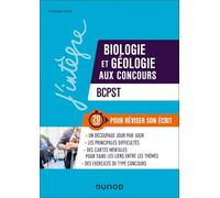 Biologie et Géologie aux concours BCPST: 20 jours pour réviser son écrit