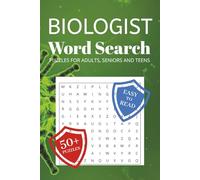 Biologist Word Search Puzzle Book: Word Searches with Easy to Read Print about Biology, Science, Nature and More | 6x9 inches, 110 pages | 50+ Puzzles ... Gift for Vacations, Holidays and Free Times