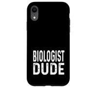 Biologo Amico Biologia Distressed Micro Ecologist Ecologia Custodia per iPhone XR