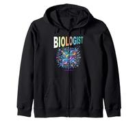 BIOLOGO Scienziato Biologia Amante della Scienza Scienze Naturali Felpa con Cappuccio