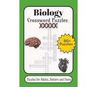 Biology Crossword Puzzles: Crossword Puzzles with Easy to Read Print about Biology, Microbiology, Forensic Biology and More | 6×9 inches, 136 pages | ... Gift for Vacations, Holidays and Relaxation