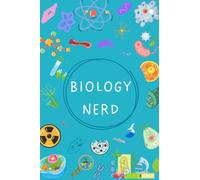 Biology nerd: Quaderno per appunti di biologia, blocknotes A5, note, appunti lezione, scuola, università, regalo studenti