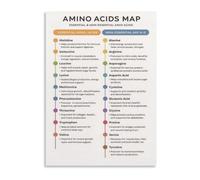 Biology Science Protein Components Poster Educational Chart | Essential Non Essential Guide for School Laboratory Decor(Unframed,08X12inch(20X30cm))