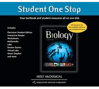 Biology Student One Stop Grades 9-10: Holt McDougal Biology Florida