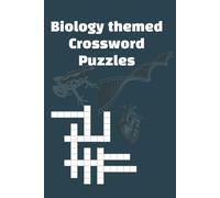 Biology Themed Crossword Puzzle book