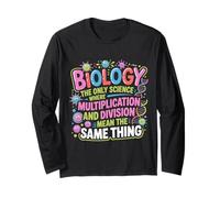 Biology Where Multiply And Divide Mean Same Thing - Maglia a Manica
