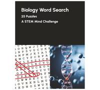 Biology Word Search: 25 Puzzles A STEM Mind Challenge