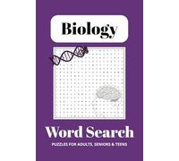 Biology Word Search Puzzle Book: Word Searches with Easy to Read Print about Biology, Science, Biomedical and More | 6x9 inches, 110 pages | 50+ Puzzles ... Gift for Vacations, Holiday and Free Times