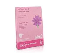 Biolù Detergente Intimo Antibatterico in Polvere Solubile, 25g =250ml, pH 4.0, Dermatologicamente Testato, Biologico e Vegan,