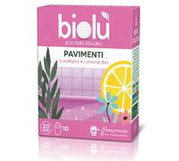 Biolù Eco Tabs Pavimenti - Detersivo ecologico Plastic-Free, 20 Tabs