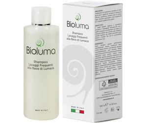 Bioluma Shampoo alla Bava di Lumaca 200ml Lavaggi Frequenti con Cheratina Unisex